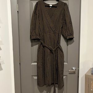 A New Day plaid dress, XL - never worn, only washed